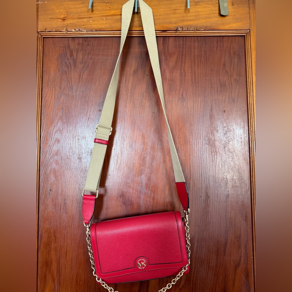 Michael Kors Red Crossbody Bag